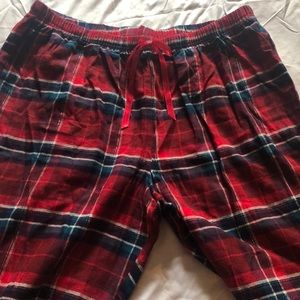 Croft and Barrow pajama pants plaid drawstring